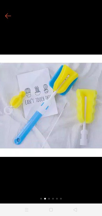 Sikat Botot Sponge Sangat Lembut Dan Kuat 1 Set 4 Pcs