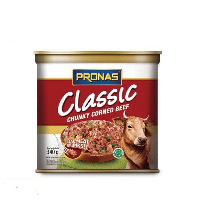 

sa2011aa Pronas Corned Beef Chunky Dengan Daging Suwir 340Gr Xa20X1