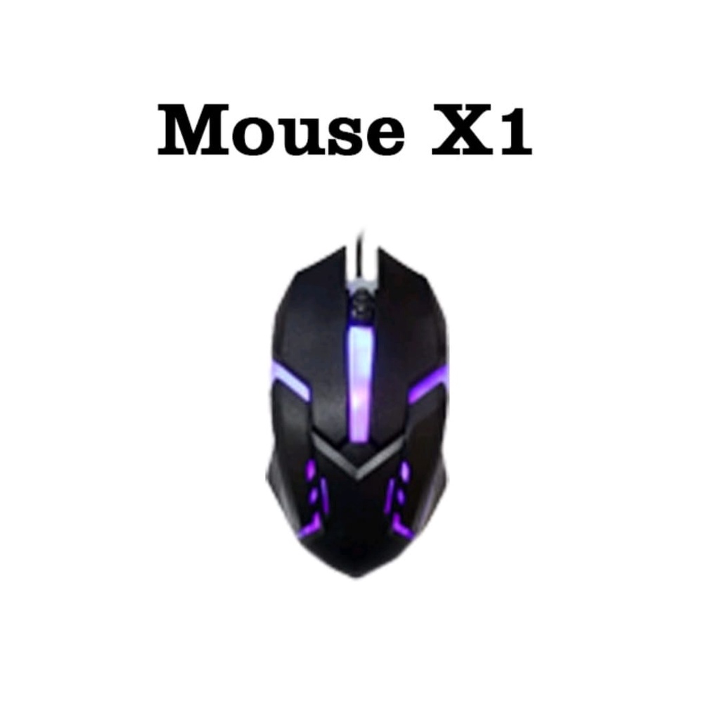 Mouse Gaming Kabel X1 Wired Optical-Mouse Gaming RGB Gaming-Mouse Gamers-Mouse Kabel USB-Mouse Wired Optical Mouse 1200 DPI-Mouse Untuk PC Komputer-Laptop&amp;Windows,Linux,Mac Os