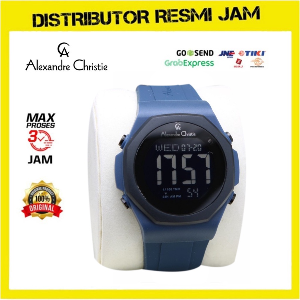 Jam Tangan Pria Alexandre Christie AC 9359 AC9359 Blue Navy