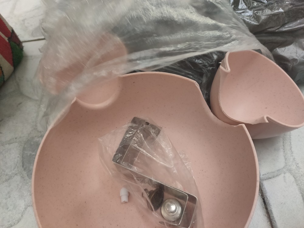 Mangkok Jerami Mickey Mouse Bentuk Unik Lucu Penambah Nafsu Makan