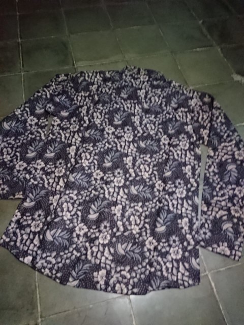 Batik Slimfit Modern Kemeja Batik Pria Formal Pegawai Guru Pns
