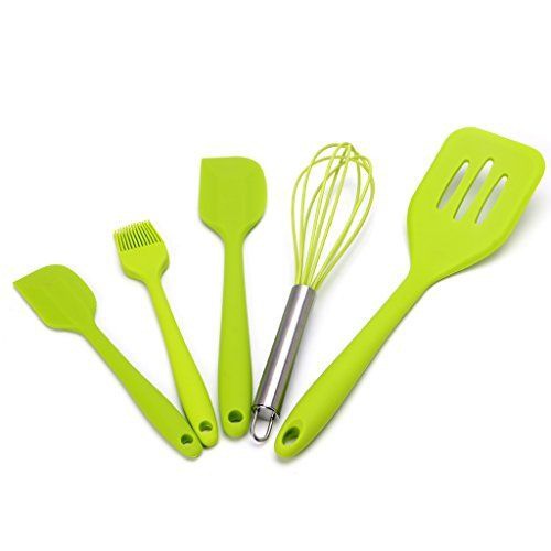 VOM 5 Pcs Silicone Utensil Set - Set Peralatan Masak Silikon 5Pcs 0675