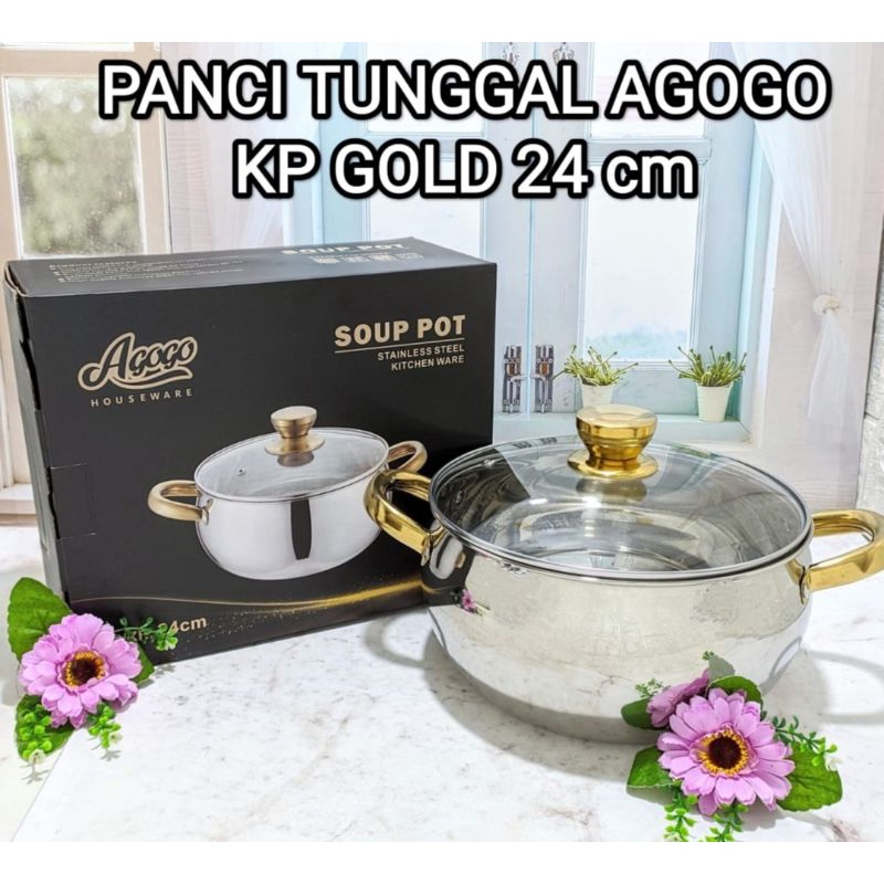 Panci Agogo Gold Ukuran 24 Cm