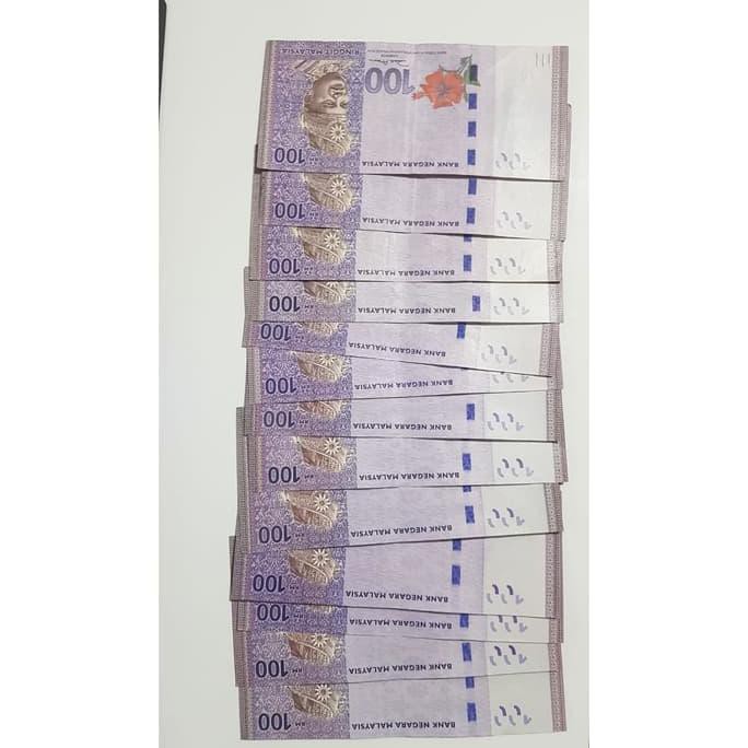 Terlari5 Mata Uang Ringgit Malaysia Pecahan Rm100 Terpecaya Shopee Indonesia