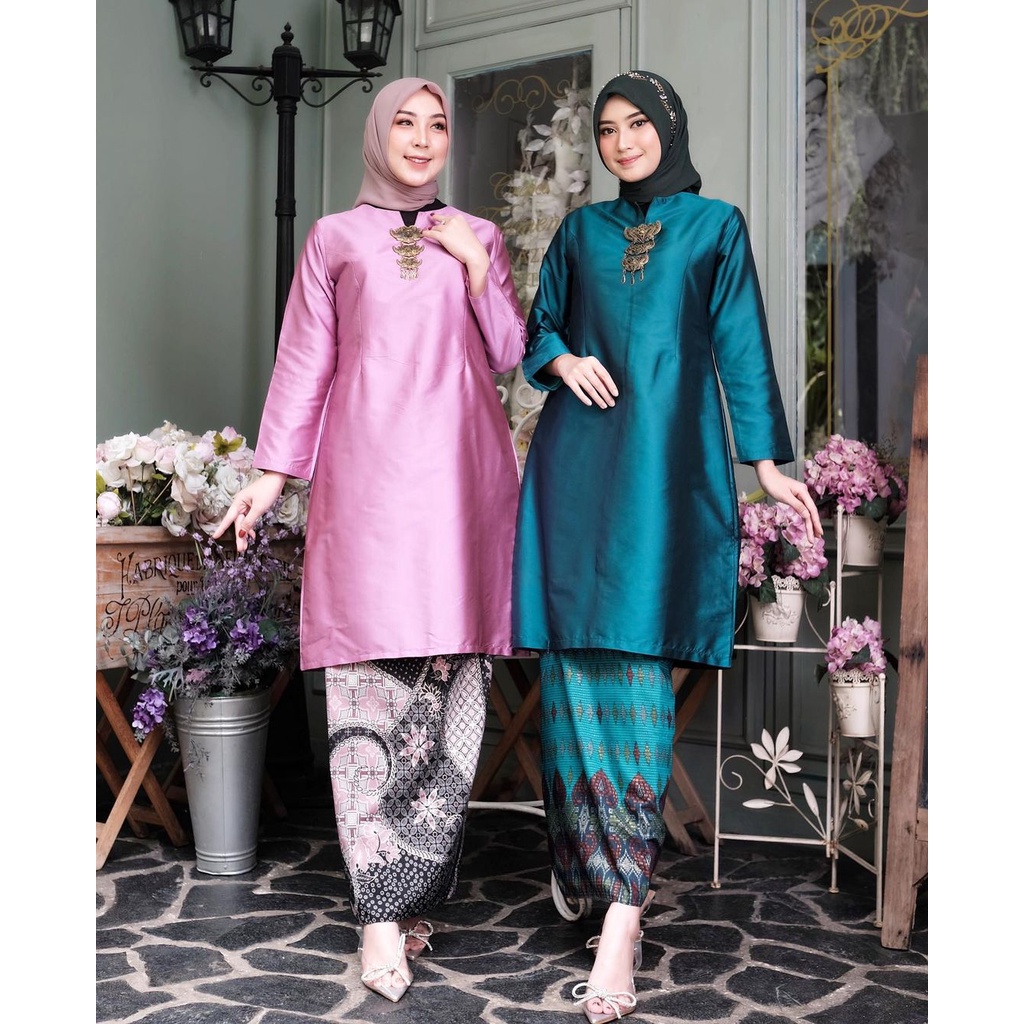 AZURAH SCRAF // Setelan Kebaya Modern | Baju Kebaya | Baju Kurung Malaysia | Setelan Kebaya Tafeta | Set Kebaya Modern | SET CHANTIKA