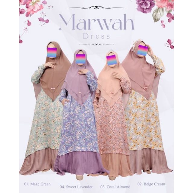 Gamis Marwah Dress  By Attin