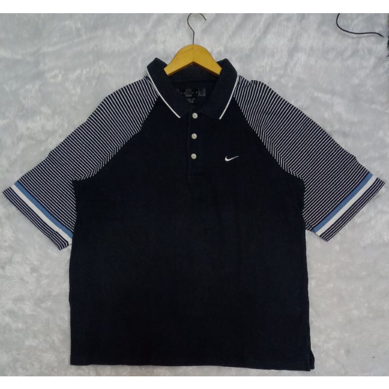 preloved polo shirt nike golf second (black)
