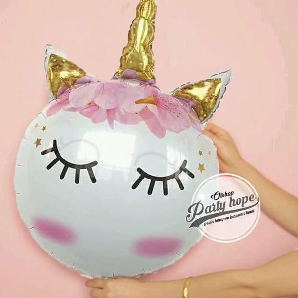 set balon foil unicorn / balon unicorn / balon foil karakter unicorn