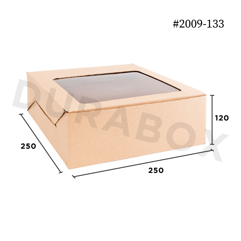 

25 x 25 x 12 cm MAILER + MIKA | KARDUS / KARTON BOX CORRUGATED - KEMASAN / PACKAGING / PACKING MAKANAN | #2009-0134