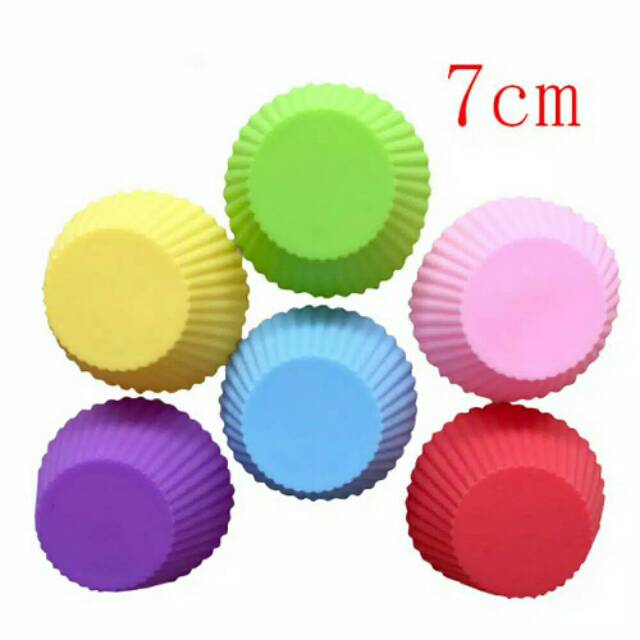 7cm CETAKAN SILIKON MUFFIN CUPCAKE LOYANG KUE MOLD cookies cutter  SILMAT fondant Rolling pin