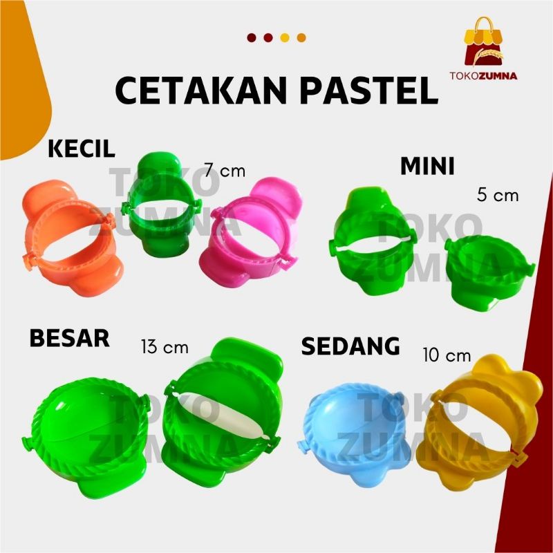 Cetakan Pastel Jumbo Besar Sedang Kecil Mini / Cetakan Dimsum
