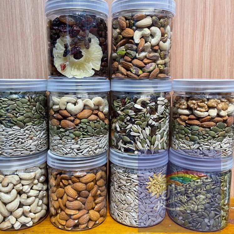 

Real Promotion--Nut Seed Fruit, Snack Sehat Kacang Biji Panggang || Buah Kering || Toples 300Gr