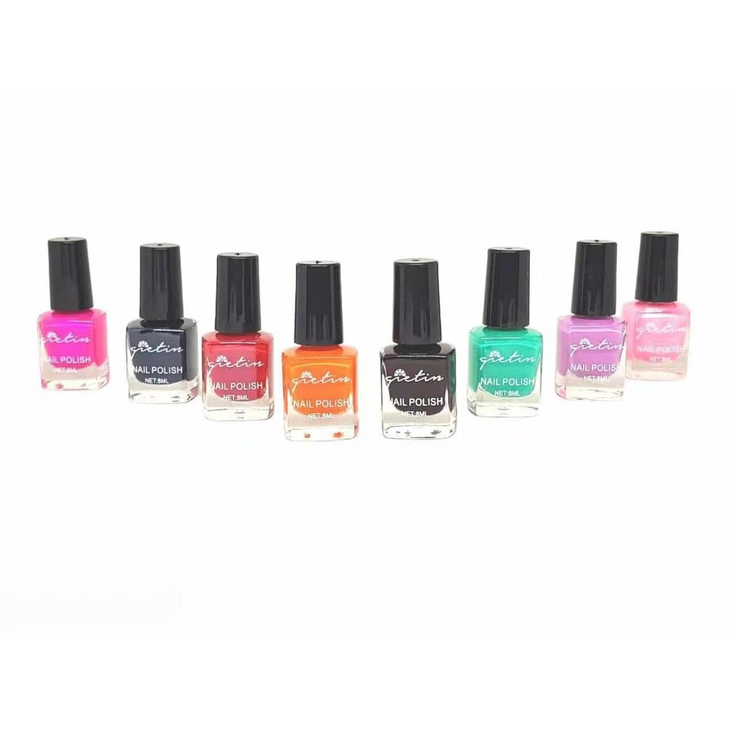 [BPOM] Cat Kuku Nail Polish Assorted Colours GIETIN Original Kutex Nude Kutek Poles Pewarna