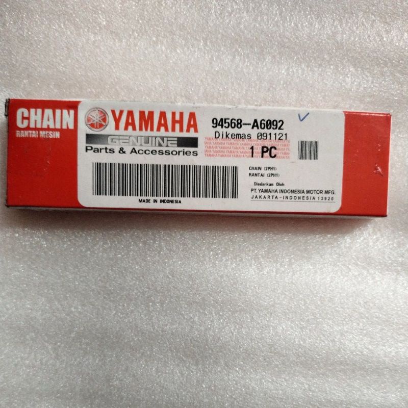 94568-A6092 RANTAI KETENG RANTAI KAMPRAT FREEGO MIO GEAR SOULGT125 94568-A6092 ORISINIL YAMAHA