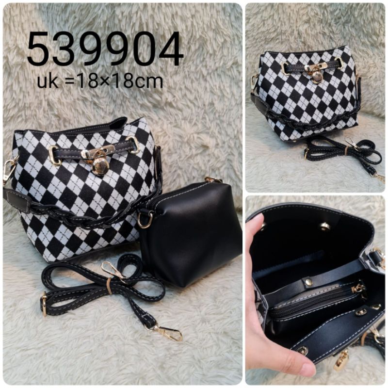Tas Selempang Wanita Serut Import