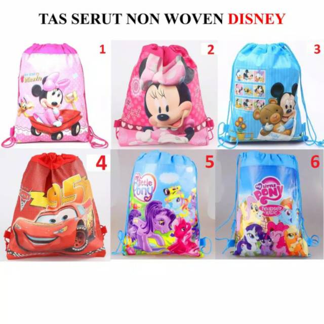 Tas ransel anak karakter non woven