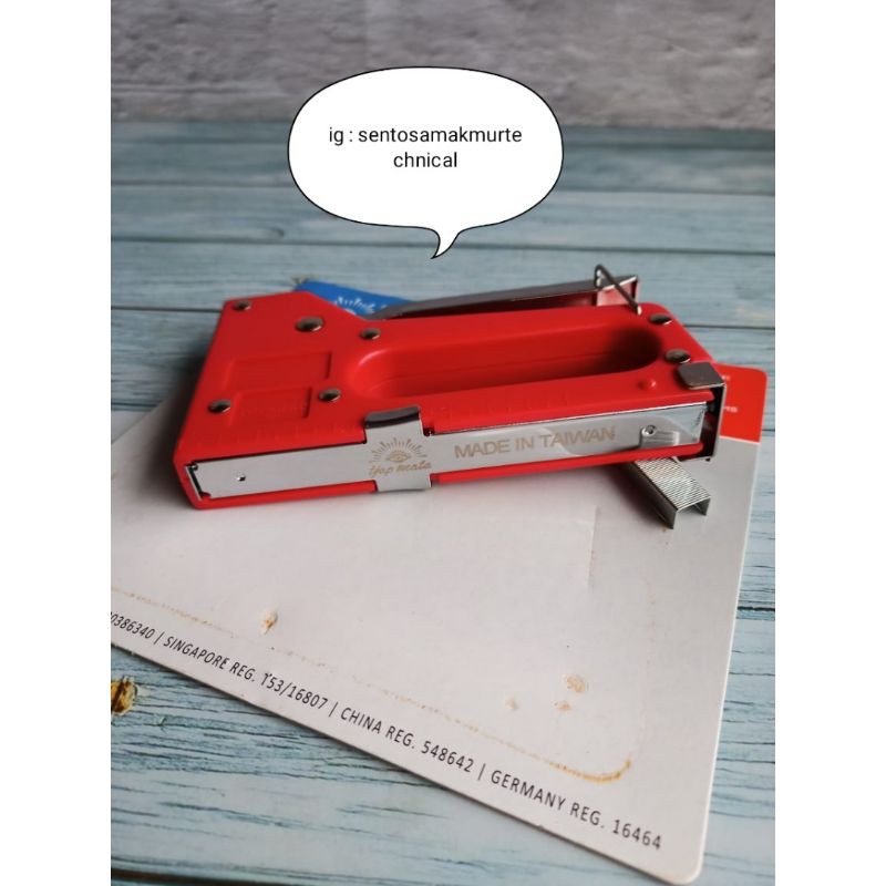 TJAP MATA MT 707 Stapler Staples Gun Tacker Tembak Manual Light Duty