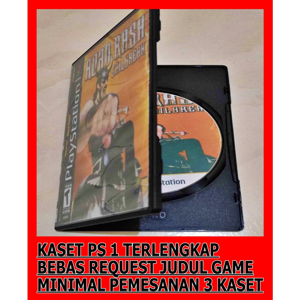 KASET GAME PERMAINAN PS 1 PLAYSTATION 1 PS1 CD PS ONE TERLENGKAP RIBUAN JUDUL