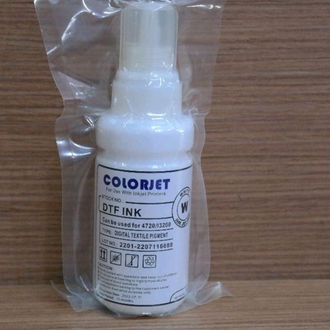 ➽ Tinta DTF Premium Quality Colorjet Digital Transfer Film 100gr - Putih ♕