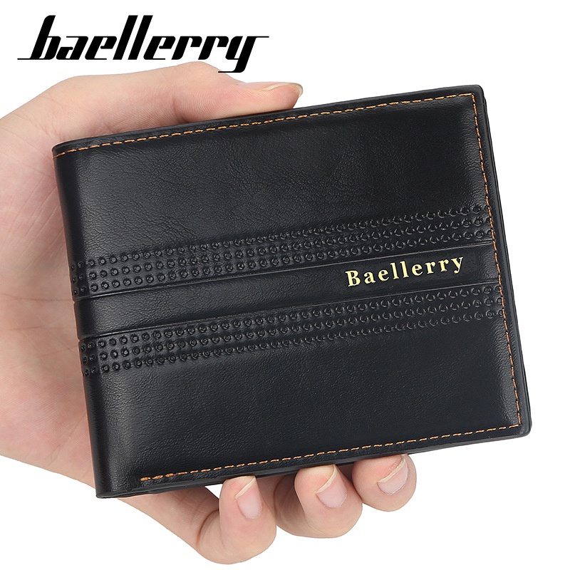 DOMPET LIPAT PRIA BAELLERRY ORIGINAL PREMIUM IMPORT KULIT NARDO SLOT KARTU BANYAK TIPIS KEREN COWOK PENDEK MURAH BATAM BRANDED