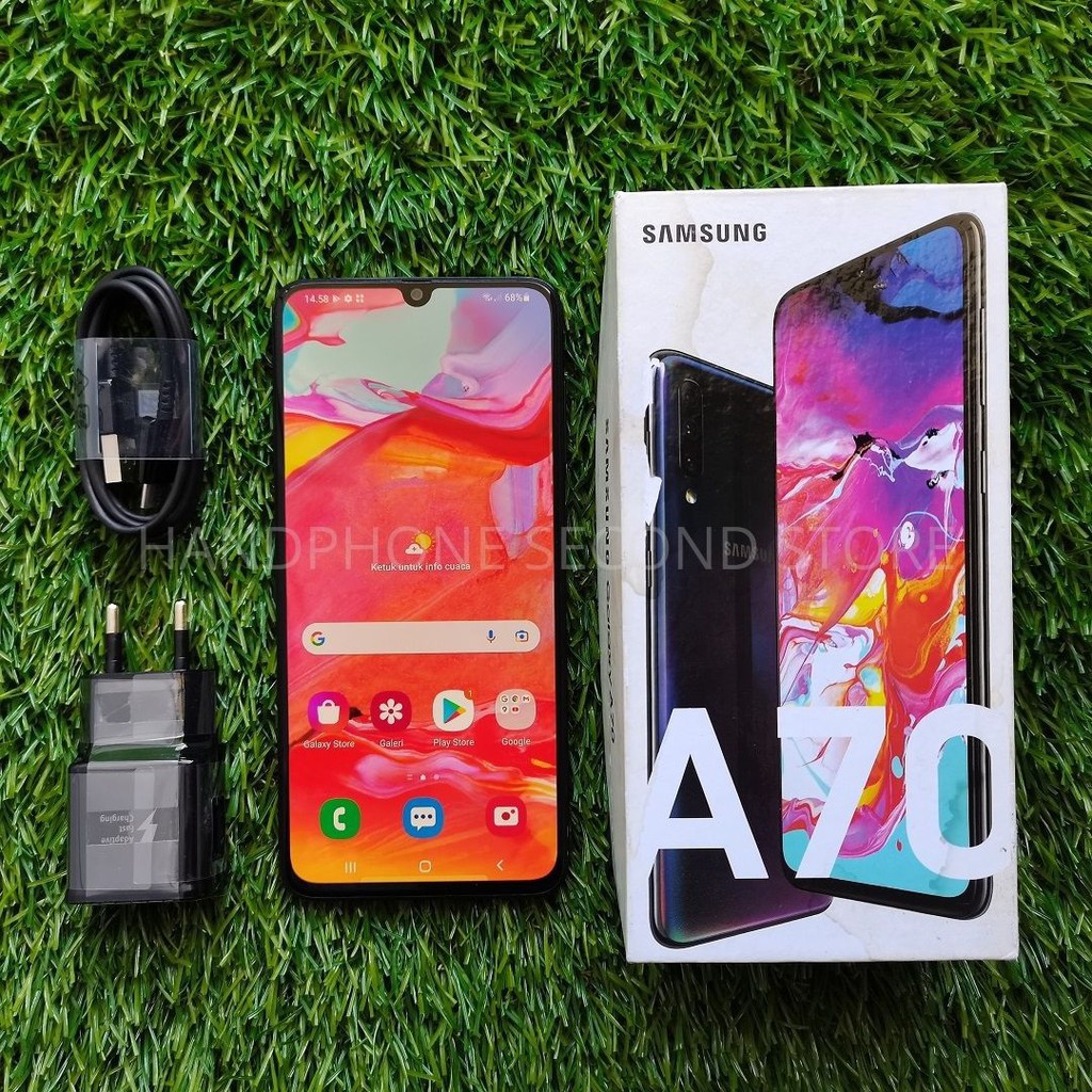 [ARSIP] SAMSUNG A70 8/128GB HANDPHONE SECOND HP BEKAS MURAH