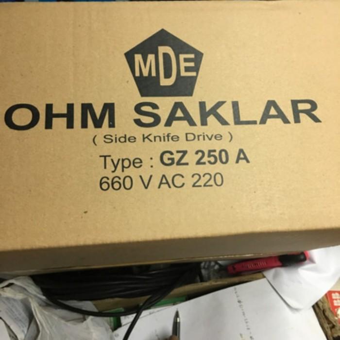 Saklar Ohm Saklar 3 Phase 250A / Ohm Saklar Model Pisau 3 Phase 250A