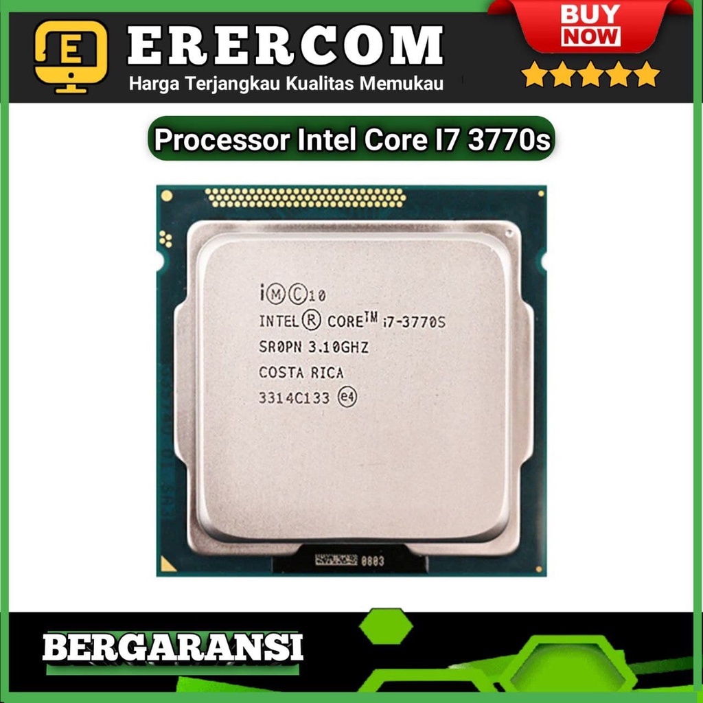Processor Proci Prosesor Pc Intel Core i7 3770s 3.10 GHz Copotoan Build Up Original Murah Garansi