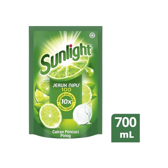 Sunlight Cairan Pencuci piring Jeruk Nipis Kemasan 700 ml