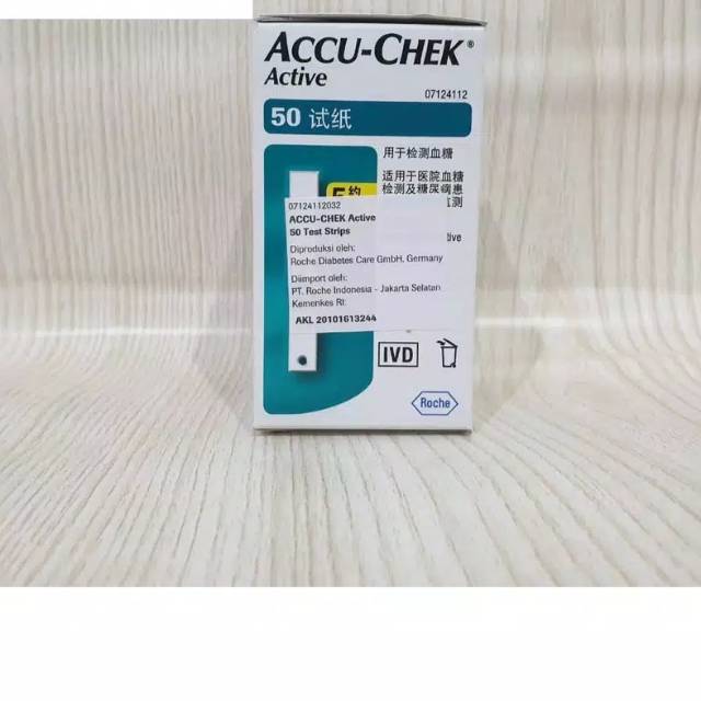 Accu Check gula darah/ Accu Check Active Test Strip / Strip Accu Check isi 50 Strip