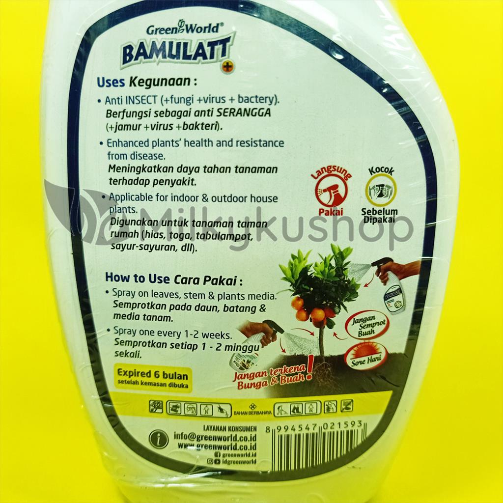 BAMULATT SPRAY 480 ML INSEKTISIDA JAMUR VIRUS BAKTERI SERANGGA