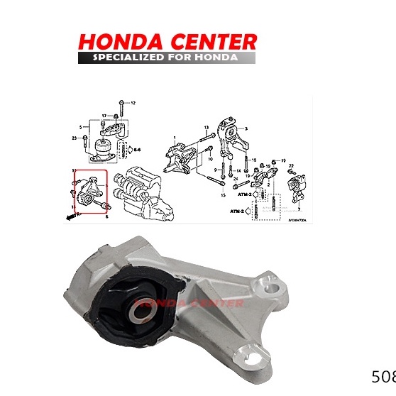 engine mounting gantungan mesin dudukan mesin depan odyssey rb1 rb2 rb3 2004 2005 2006 2007 2008 2009 2010 2011 2012 2013 Elysion