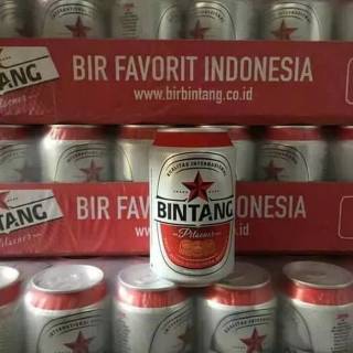 Jual Bir Bintang Pilsener Kaleng 330ml | Shopee Indonesia