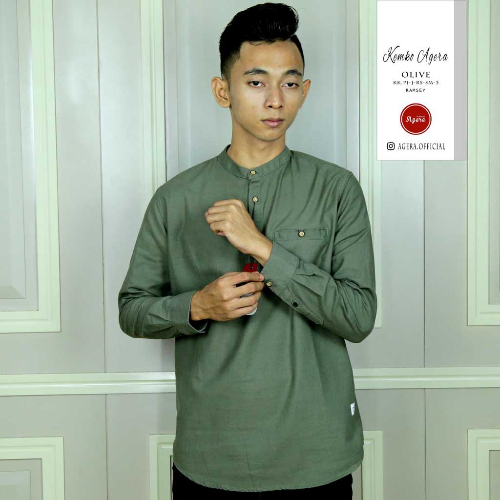 MDLY Baju Koko Pria Dewasa Ilyas Bobok by Agera