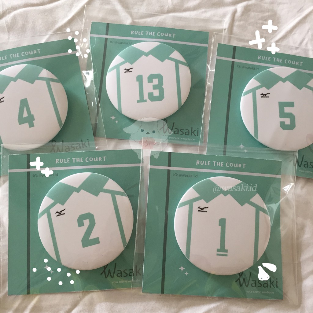 Haikyuu Jersey Pin (Aoba Johsai)