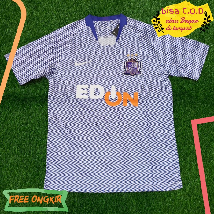 [COD]967 JERSEY BOLA FUTSAL BAJU KAOS OBLONG POLOS PRIA MURAH HIROSHIMA SANFRECCE HOME ORI