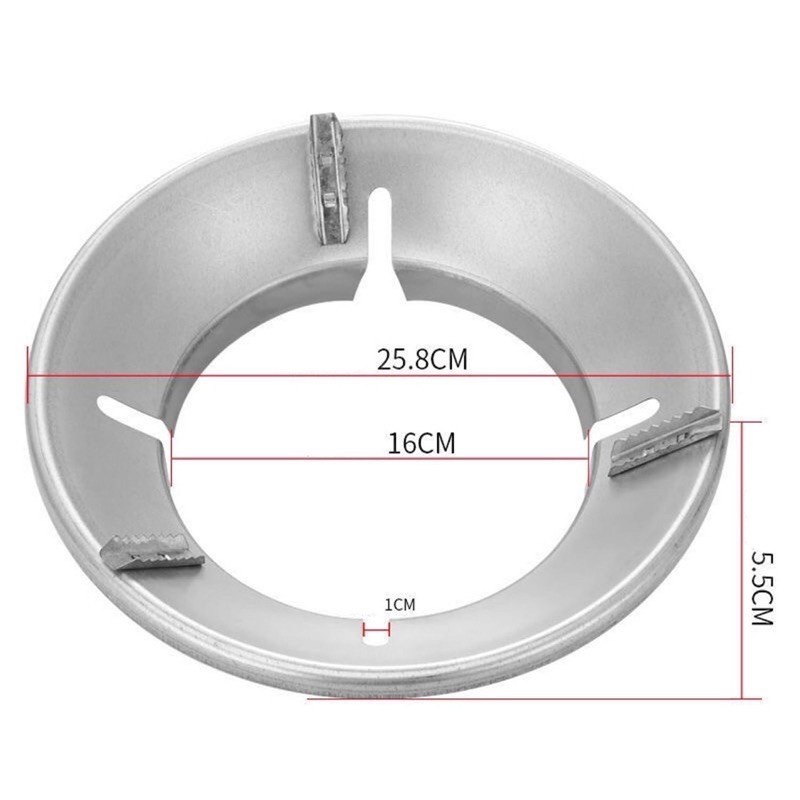 5 Port Penutup Kompor Gas Hemat Energi Tatakan Kompor Gas Alas Kompor Gas Stainless Steel Model Bulat Penutup Kompor Gas Tatakan Kompor Anti Slip Tahan Angin