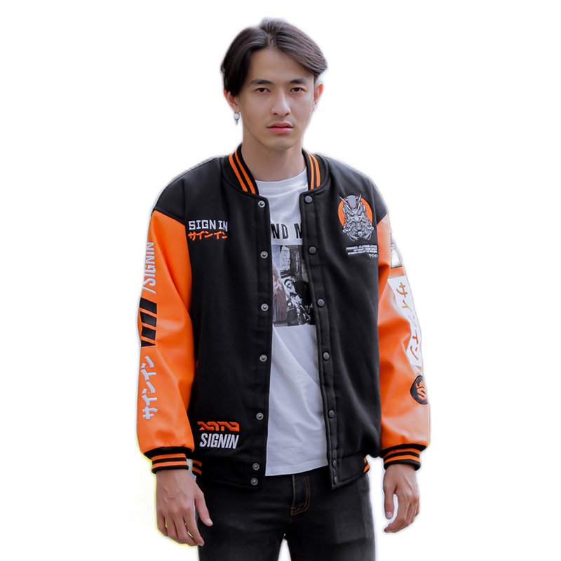 Jaket Varsity Pria SIGNIN Yoshiyuki