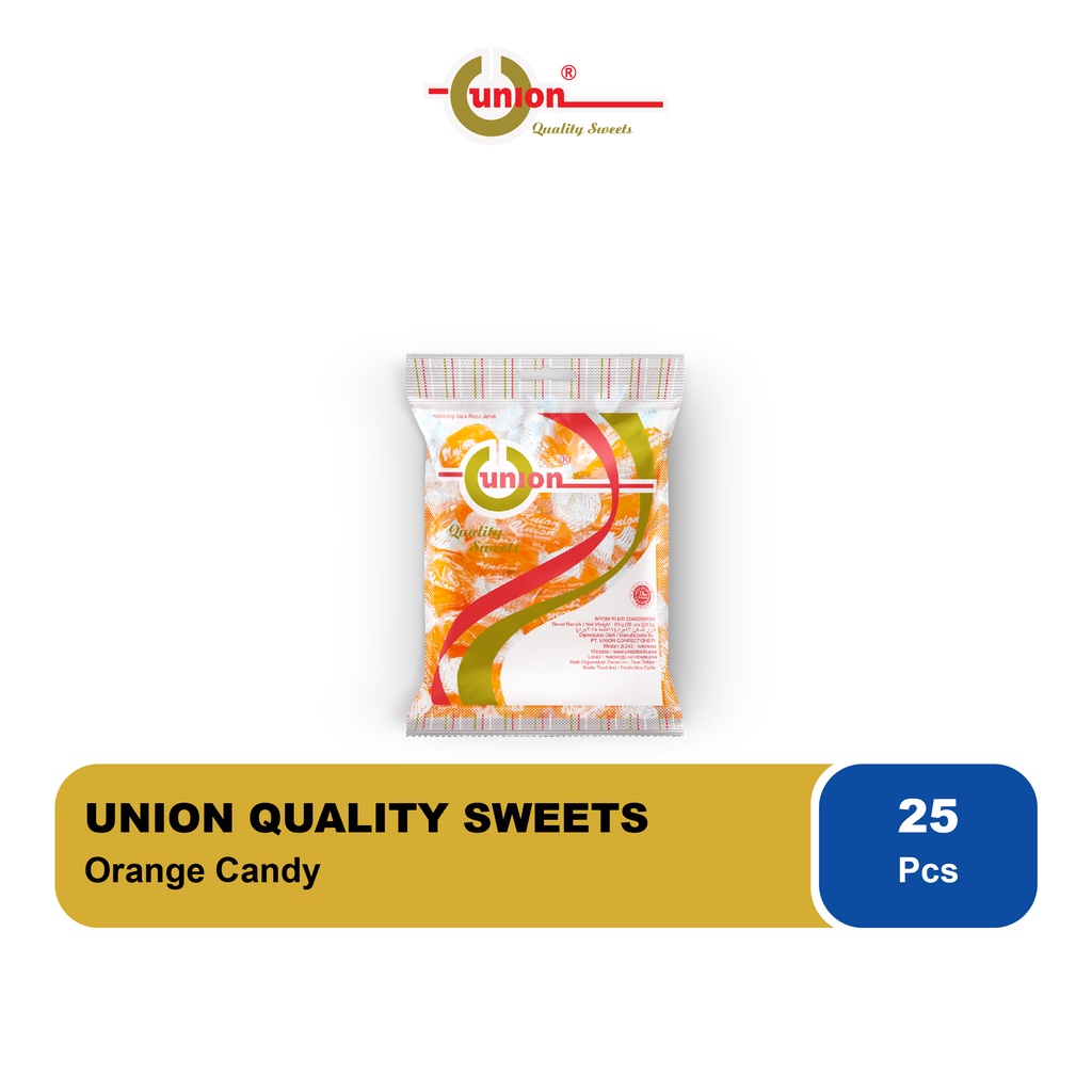 

Permen Union Jeruk 80 gram - Union Orange Candy