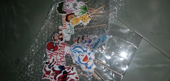 Topper Cake/cupcake, Hiasan Kue Ulang Tahun, Motif Spiderman