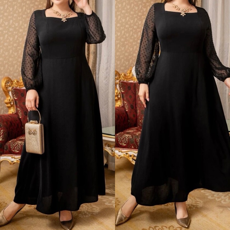 Nove Dress VERSI HIJAB/ Panjang (Petite Size to Plus Size)