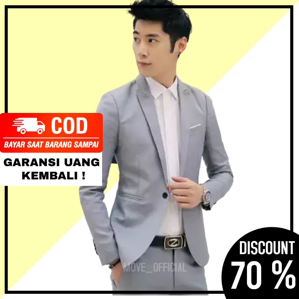 Jas Formal Pria Jas Pria Formal Blazer Pria Jas Blazer Pria Jas Nikah Jas Murah Jas Casual M018