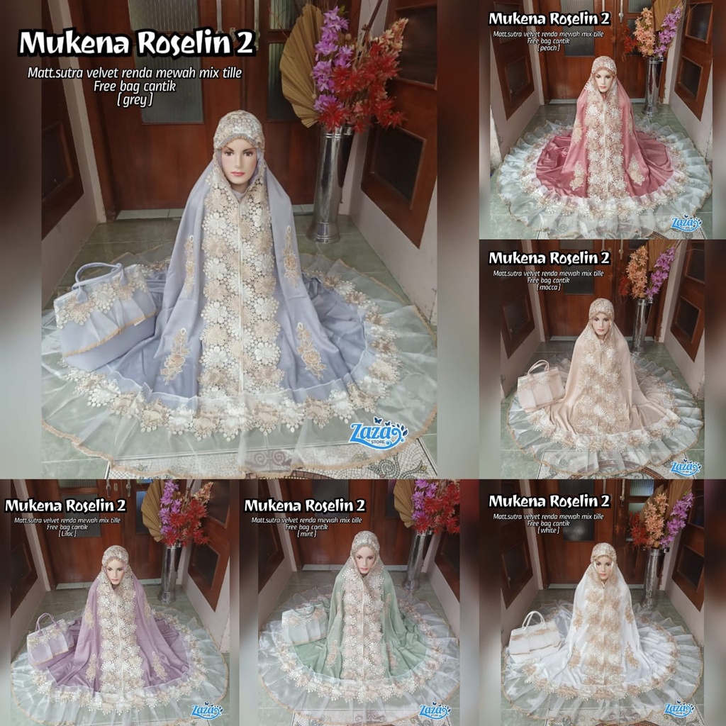 MUKENA ROSELIN by zaza store