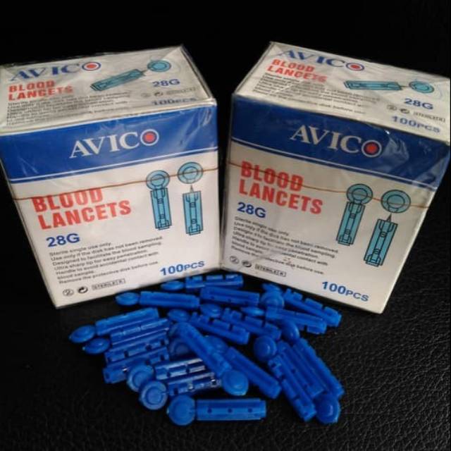 Lancet Avico/ Blood lancet avico murah/ jarum lancet untuk easy touch nesco