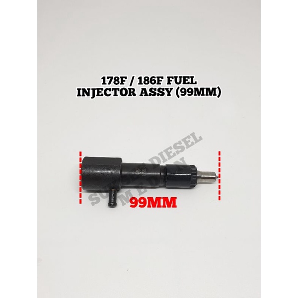 178F 186F Fuel Injector Injektor Assy Rumah Nozzle Nojel Nozel Noksel Mesin Diesel Kipor Kama Krisbo