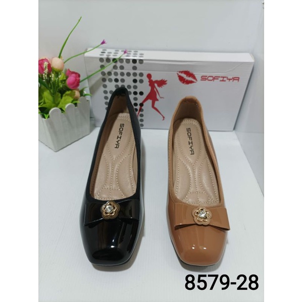SEPATU WEDGES SOFIYA 8579-28 / SEPATU KERJA RECOMEND NYAMAN AMAN DAN FORMAL