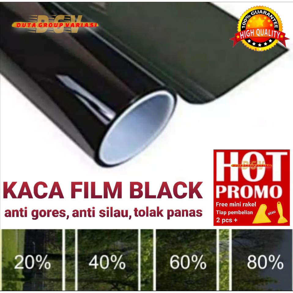 IMPORT.!!! kaca film mobil rumah ruko kantor gedung black (hitam) gelap dari luar terang dari dalam