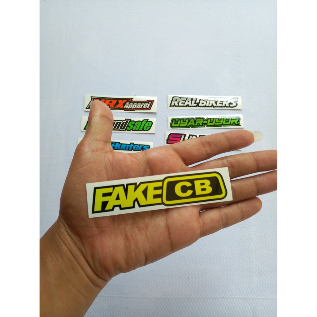 Stiker Fake CB / Herex / Stiker Motor / Stiker Racing - Isi 11