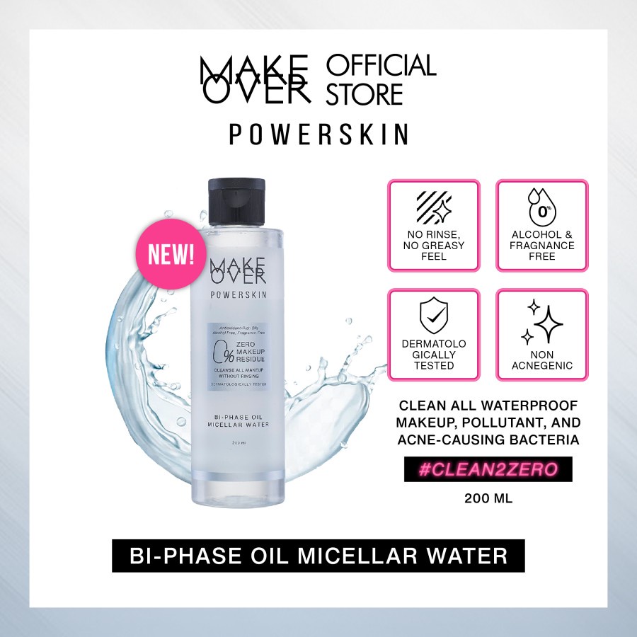 Makeover Powerskin Bi-Phase Oil Micellar Water