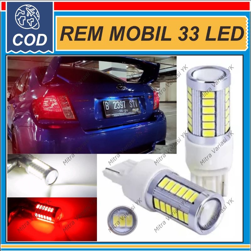 LAMPU SEIN KEDIP CEPAT MOBIL 7440 7443 T20 SEN GEPENG TANCAP  LED 33 MATA JAZZ CITY BRIO INNOVA REBO
